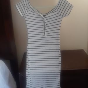Cute rue21 black and white bodycon dress